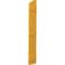 Ekena Millwork Americraft 2-Board (3 Batten) Wood Joined Board-n-Batten Shutters w/Ellipt Top, ARW401BE207X77TUH, PR ARW401BE207X77TUH - alternate 4
